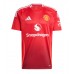 Camisa de Futebol Manchester United Alejandro Garnacho #17 Equipamento Principal 2024-25 Manga Curta